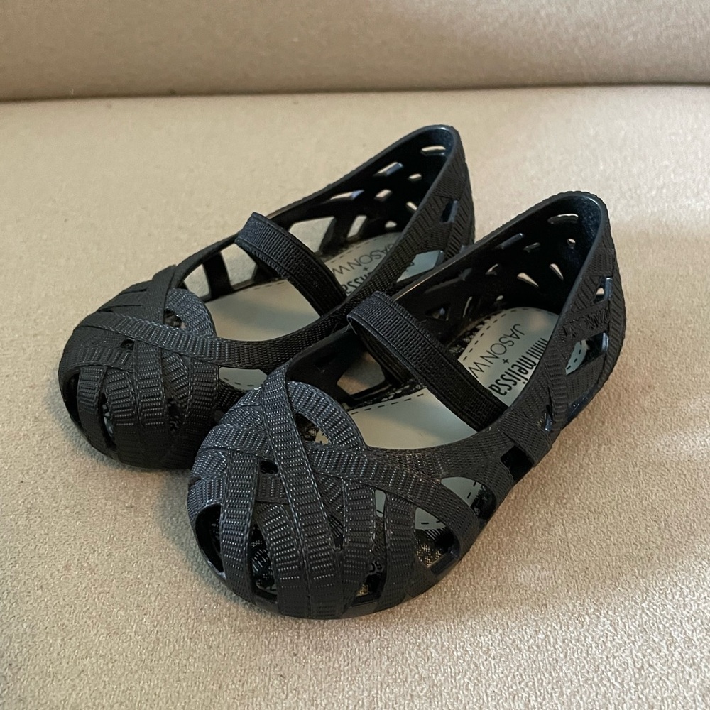 Mini Melissa + Jason Wu Cut Out Ballet Flats